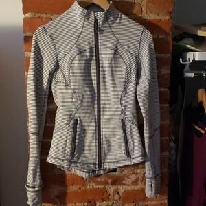 Lululemon stripped zip up